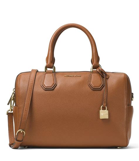 michael kors studio mercer medium leather duffel|MICHAEL Michael Kors Studio Mercer Medium Duffle .